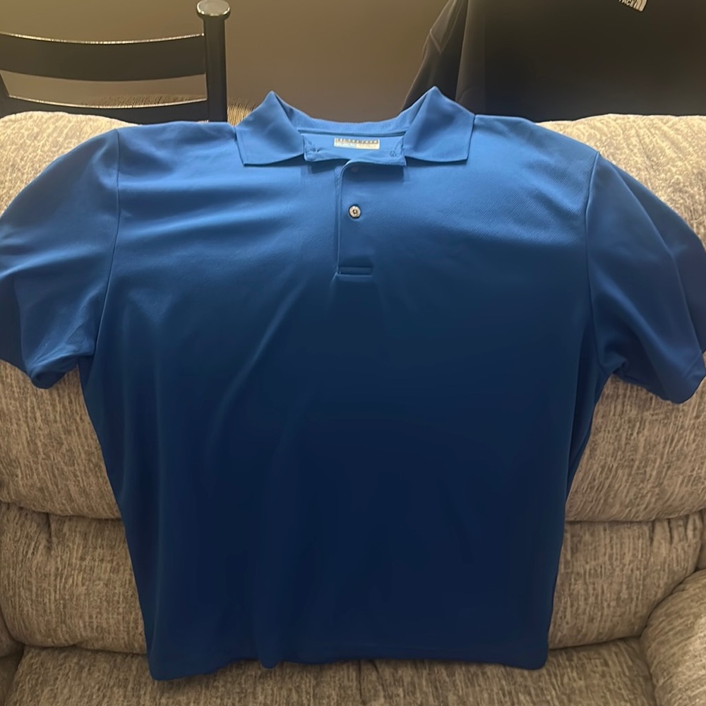 Men's Blue PGA Tour Polo Shirt